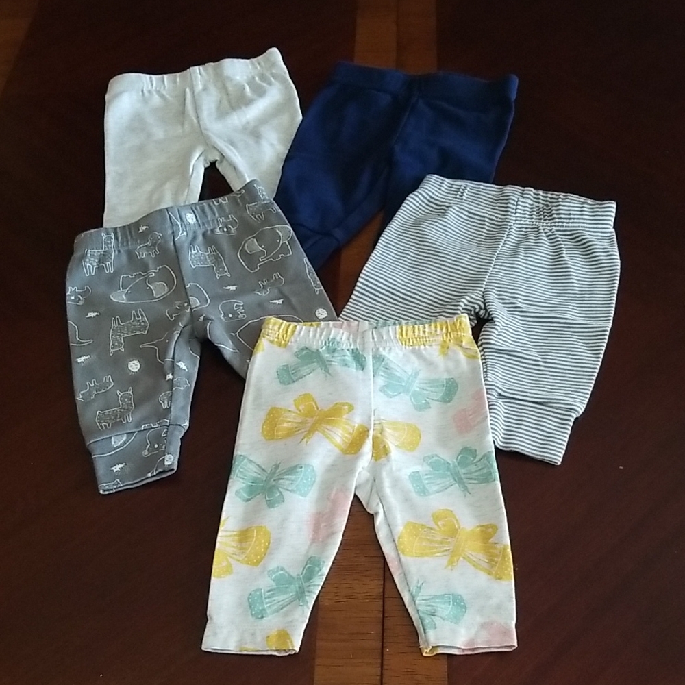 ❣5 for $25 Sale❣Bundle Of 5 Carter's Infant Leggings - Various Colors - 3M